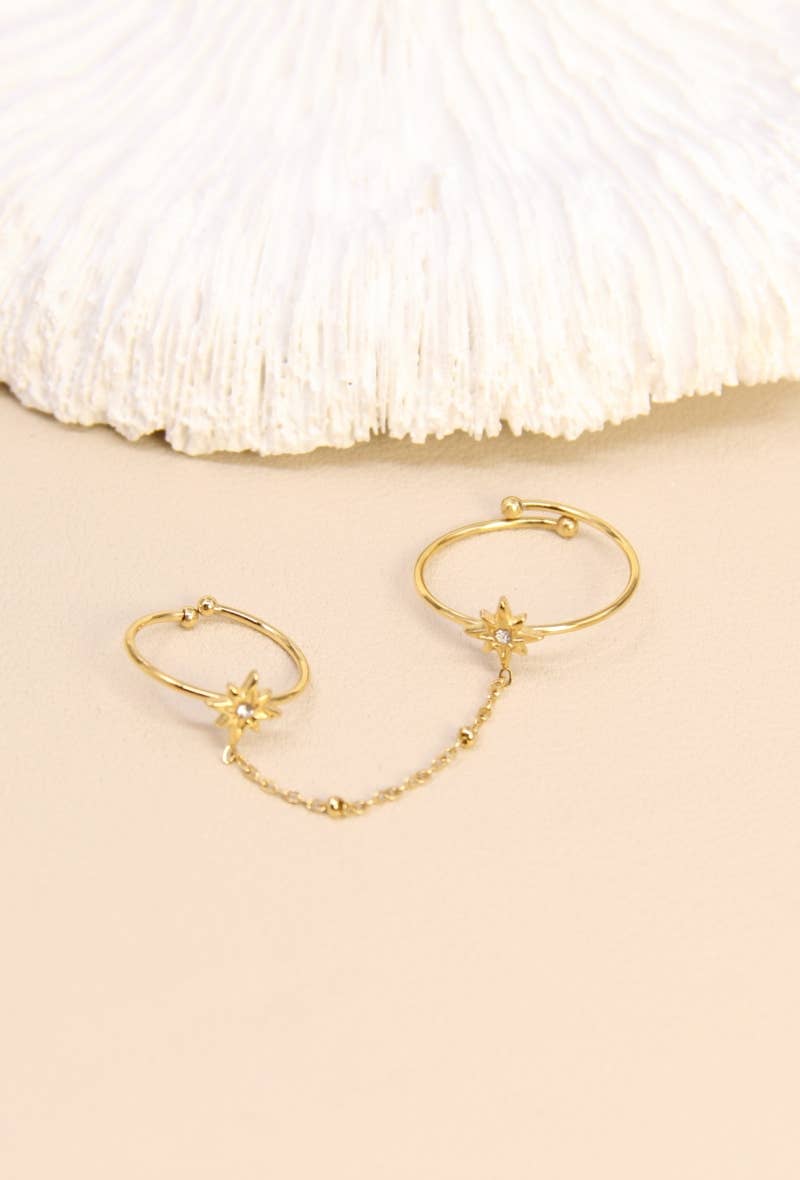 Bague Double Chaîne FARAH