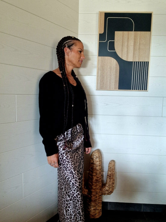 Jupe Satinée Wild Chic