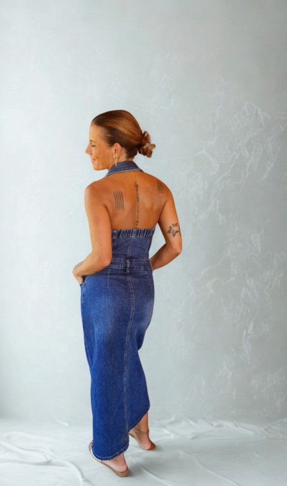 Robe en Jean Dos Nu LUZIA