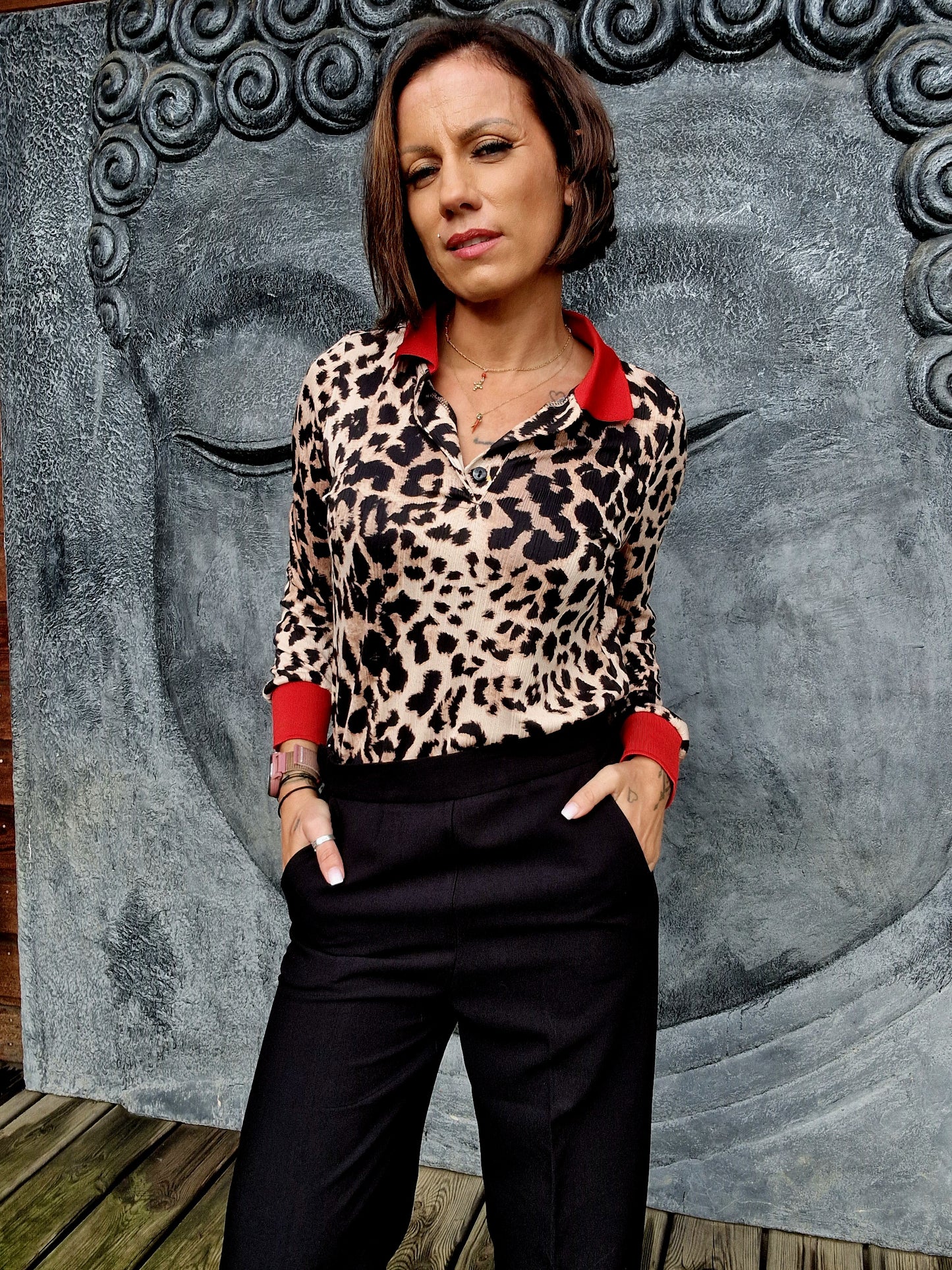 Top Femme Imprimé Animal