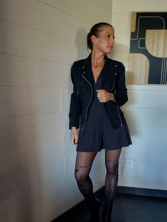 Veste IPA effet suédine